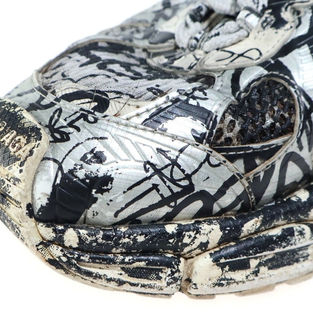 BALENCIAGA(バレンシアガ) 3XL SNEAKERS GRAFFITI グラフィティペイント ローカットスニーカー ホワイト/ブラック 734734