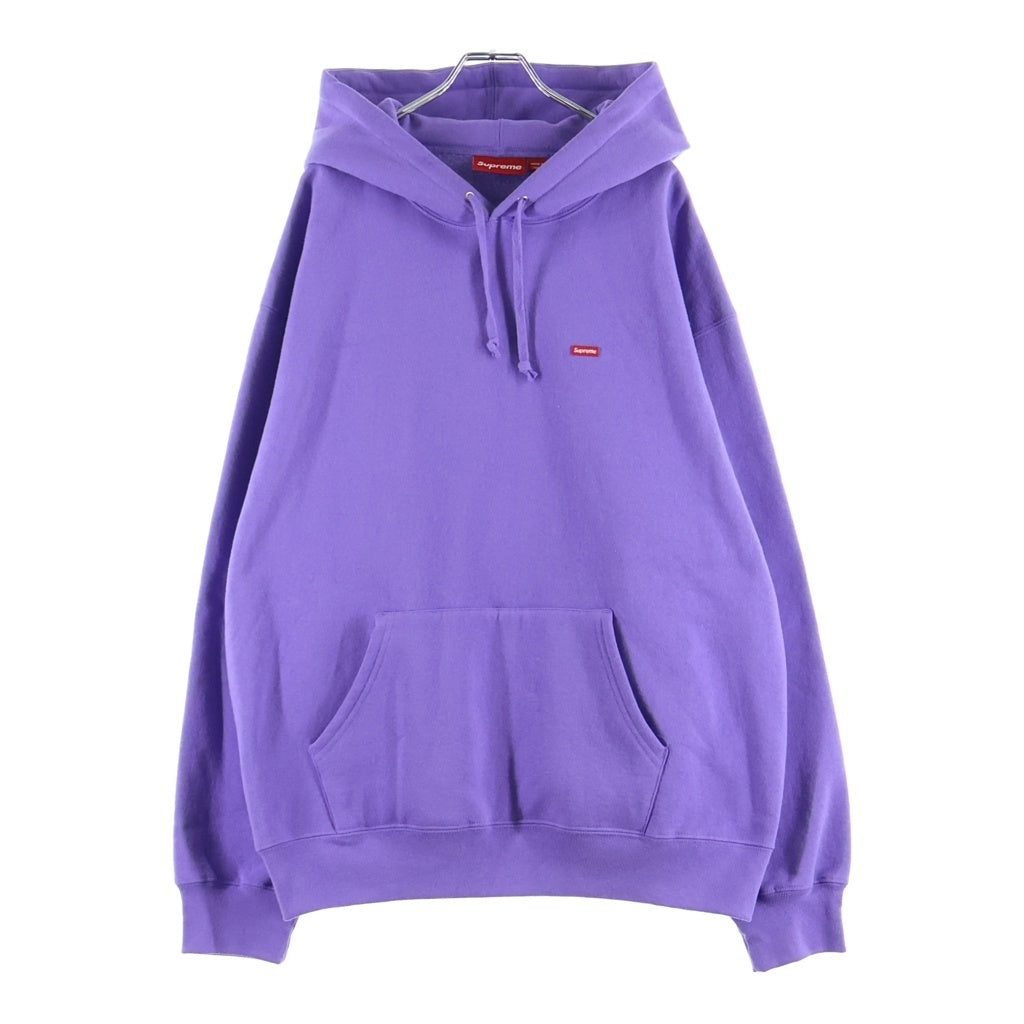 SUPREME(シュプリーム) 24AW Small Box Hooded Sweatshirt スモールボックスロゴ フーデッドスウェットシャツ パーカー パープル
