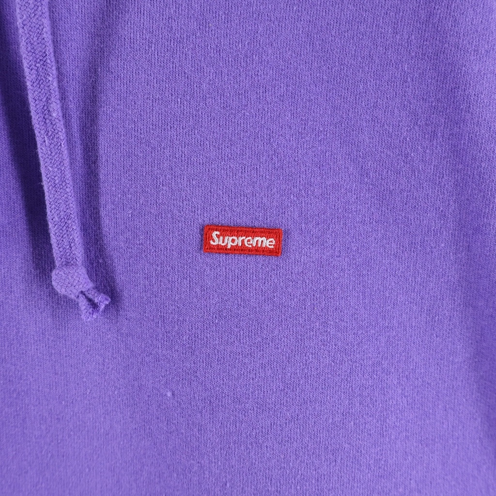 SUPREME(シュプリーム) 24AW Small Box Hooded Sweatshirt スモールボックスロゴ フーデッドスウェットシャツ パーカー パープル