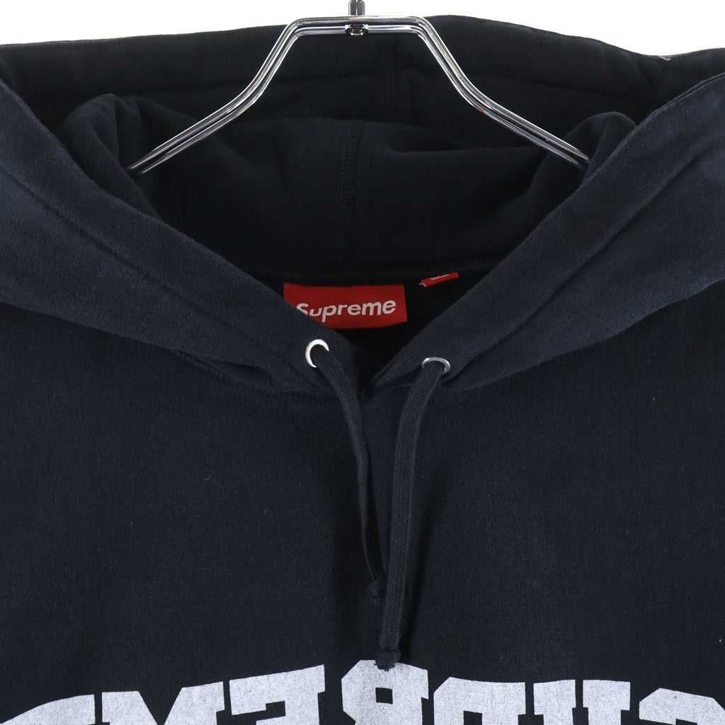 SUPREME(シュプリーム) 25SS Reverse Hooded Sweatshirt リバース ロゴプリント フーデッドスウェットシャツ パーカー ブラック