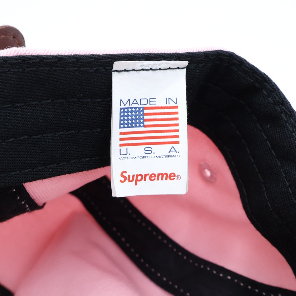 SUPREME(シュプリーム) 25AW Washed Chino Twill Camp Cap ウォッシュドチノ ツイルキャンプキャップ 帽子 ピンク