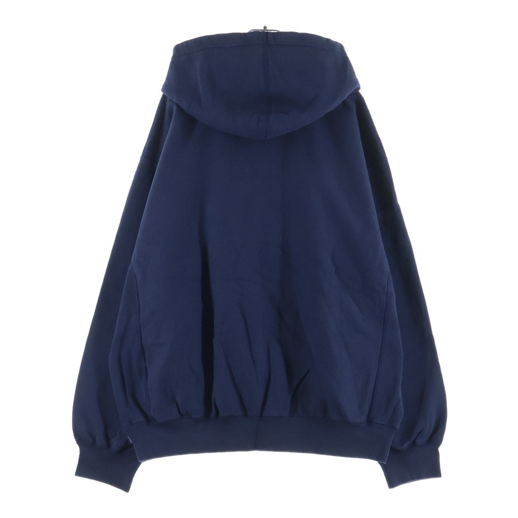SUPREME(シュプリーム) 25SS Reverse Hooded Sweatshirt リバース ロゴプリント フーデッドスウェットシャツ パーカー ネイビー