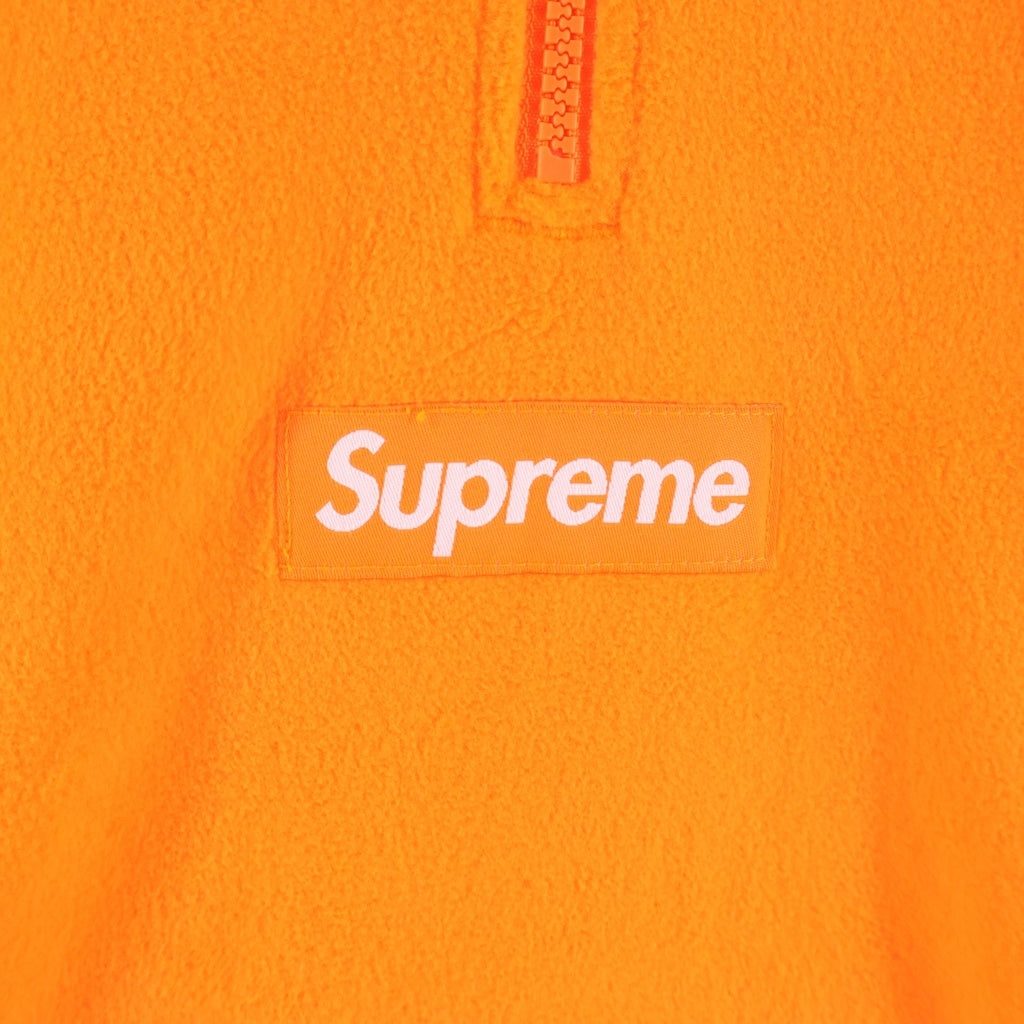SUPREME(シュプリーム) 24AW Polartec Facemask Half Zip Hooded Sweatshirt ポーラーテック フェイスマスク フリース ハーフジップフーデッドスウェットシャツ パーカー オレンジ