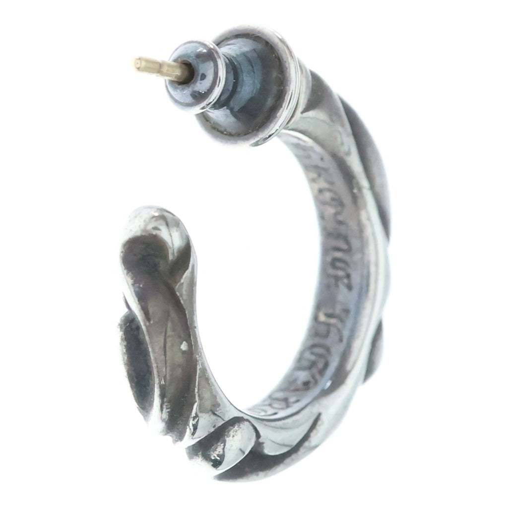 CHROME HEARTS(クロムハーツ) HOOP SCROOL スクロール フープピアス シルバー BCA102