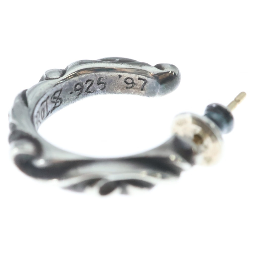 CHROME HEARTS(クロムハーツ) HOOP SCROOL スクロール フープピアス シルバー BCA102