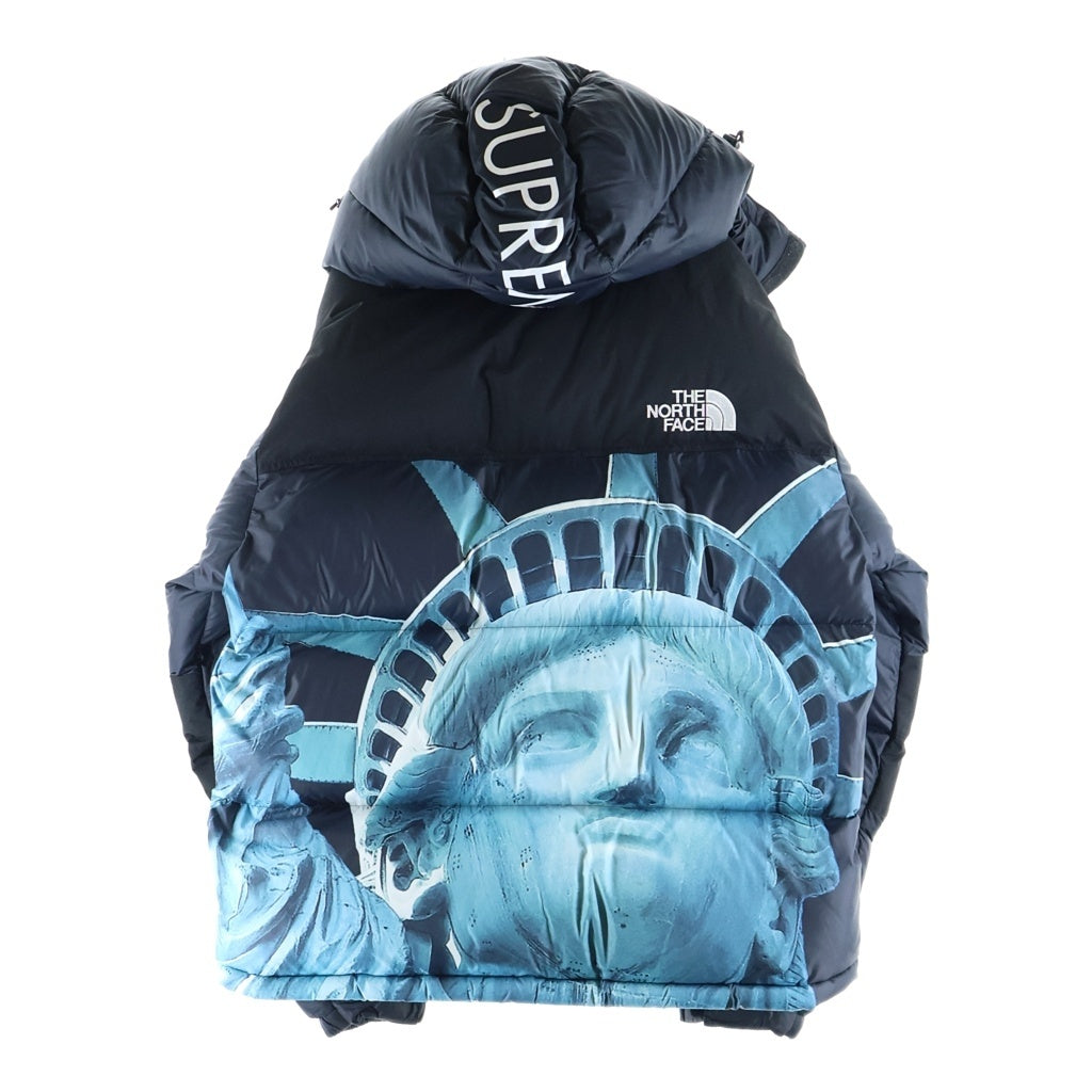 SUPREME(シュプリーム) 19AW ×THE NORTH FACE Statue of Liberty Baltoro Jacket スタチューオブリバティ 自由の女神 バルトロ ダウンジャケット ブラック/ブルー ND91901I