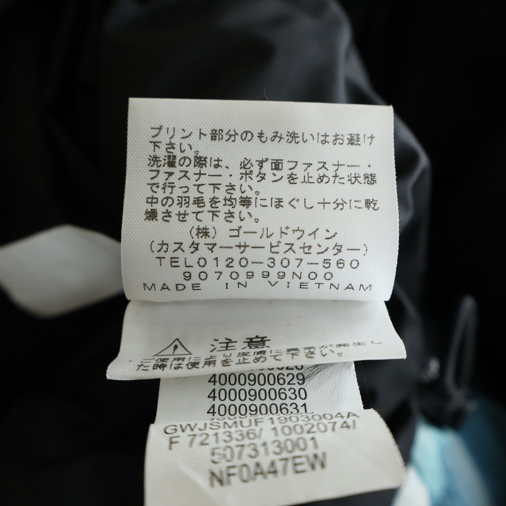 SUPREME(シュプリーム) 19AW ×THE NORTH FACE Statue of Liberty Baltoro Jacket スタチューオブリバティ 自由の女神 バルトロ ダウンジャケット ブラック/ブルー ND91901I