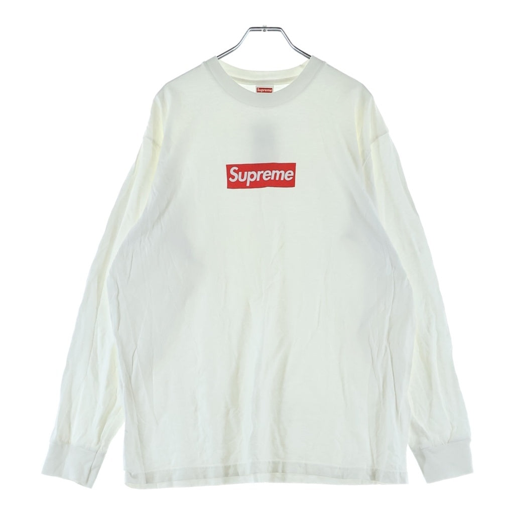 SUPREME(シュプリーム) 20AW Box Logo L/S Tee ボックスロゴ クルーネック長袖Tシャツ ロングスリーブカットソー ホワイト