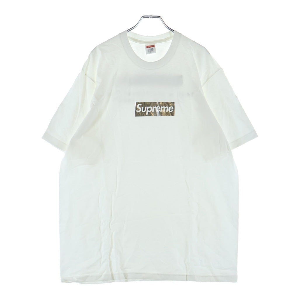 SUPREME(シュプリーム) 22AW Chicago Box Logo Tee シカゴ ボックスロゴ クルーネック半袖Tシャツ カットソー ホワイト
