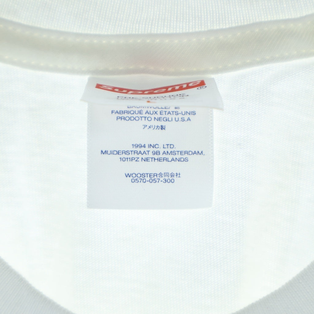 SUPREME(シュプリーム) 22AW Chicago Box Logo Tee シカゴ ボックスロゴ クルーネック半袖Tシャツ カットソー ホワイト