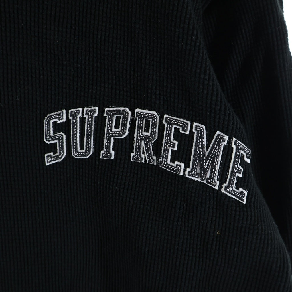SUPREME(シュプリーム) 17AW Arc Logo L/S Thermal アーチロゴ サーマル長袖Tシャツ ロングスリーブカットソー ブラック