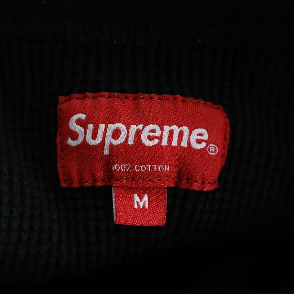 SUPREME(シュプリーム) 17AW Arc Logo L/S Thermal アーチロゴ サーマル長袖Tシャツ ロングスリーブカットソー ブラック