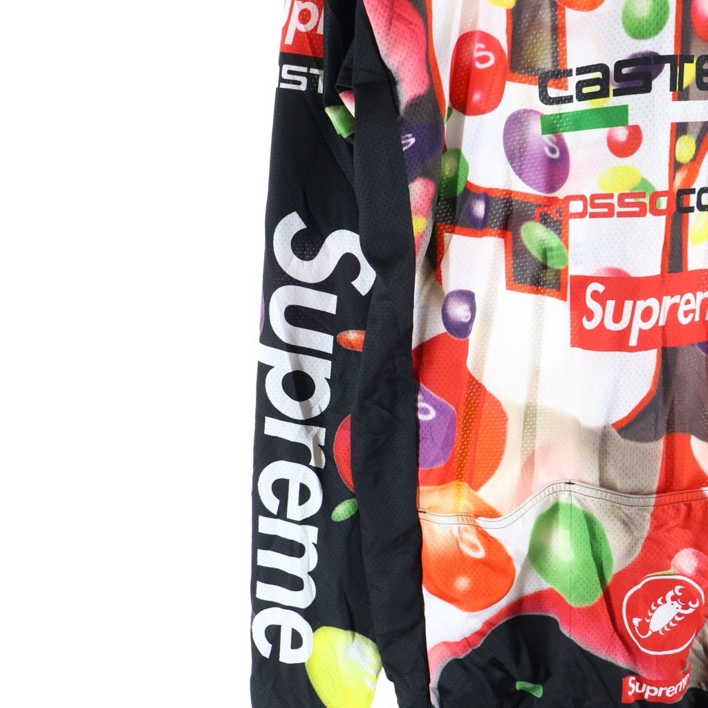 SUPREME(シュプリーム) 21AW ×Skittles ×Castelli スキットルズ カステリ グラフィックプリント サイクルジャージ ブラック
