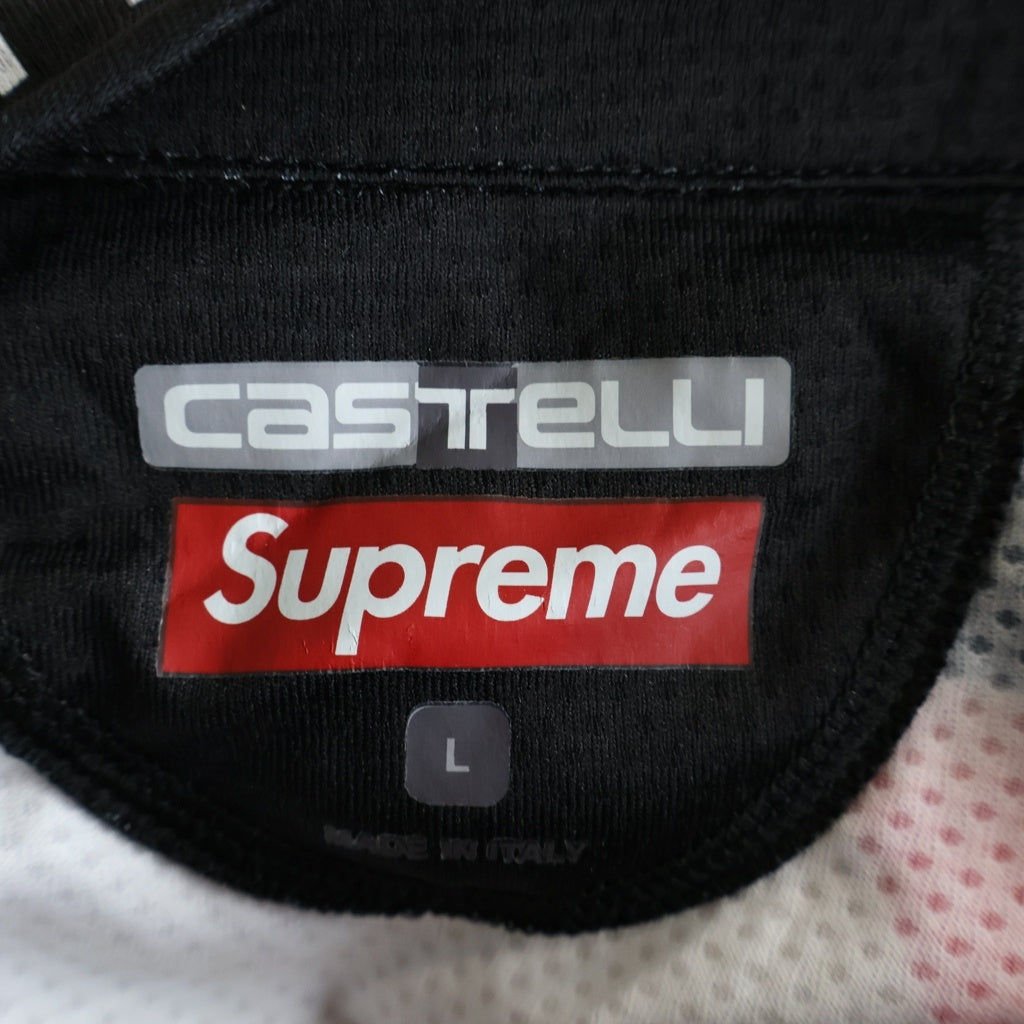 SUPREME(シュプリーム) 21AW ×Skittles ×Castelli スキットルズ カステリ グラフィックプリント サイクルジャージ ブラック