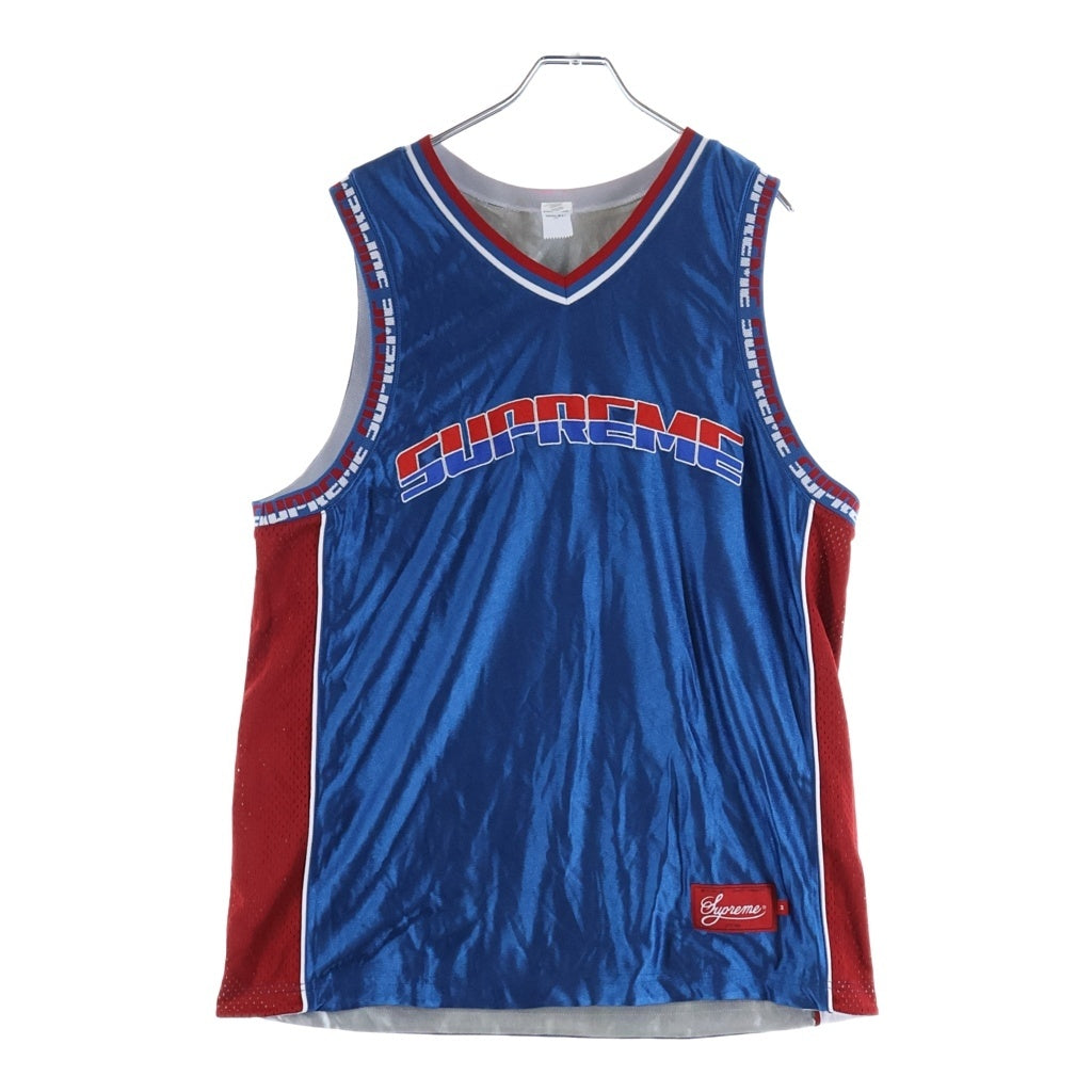 SUPREME(シュプリーム) 22SS Reversible Bascketball Jersey リバーシブルバスケットボールジャージ タンクトップ ブルー/グレー
