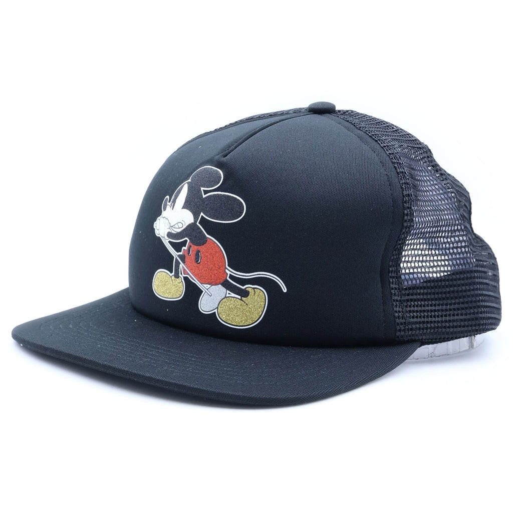 SUPREME(シュプリーム) 25AW xNumber (N)ine xMickey Mouse Mesh Back 5-Panel ナンバーナイン ミッキーマウス 5パネル メッシュベースボールキャップ ブラック