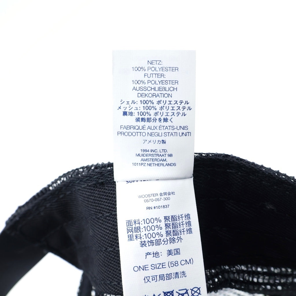 SUPREME(シュプリーム) 25AW xNumber (N)ine xMickey Mouse Mesh Back 5-Panel ナンバーナイン ミッキーマウス 5パネル メッシュベースボールキャップ ブラック