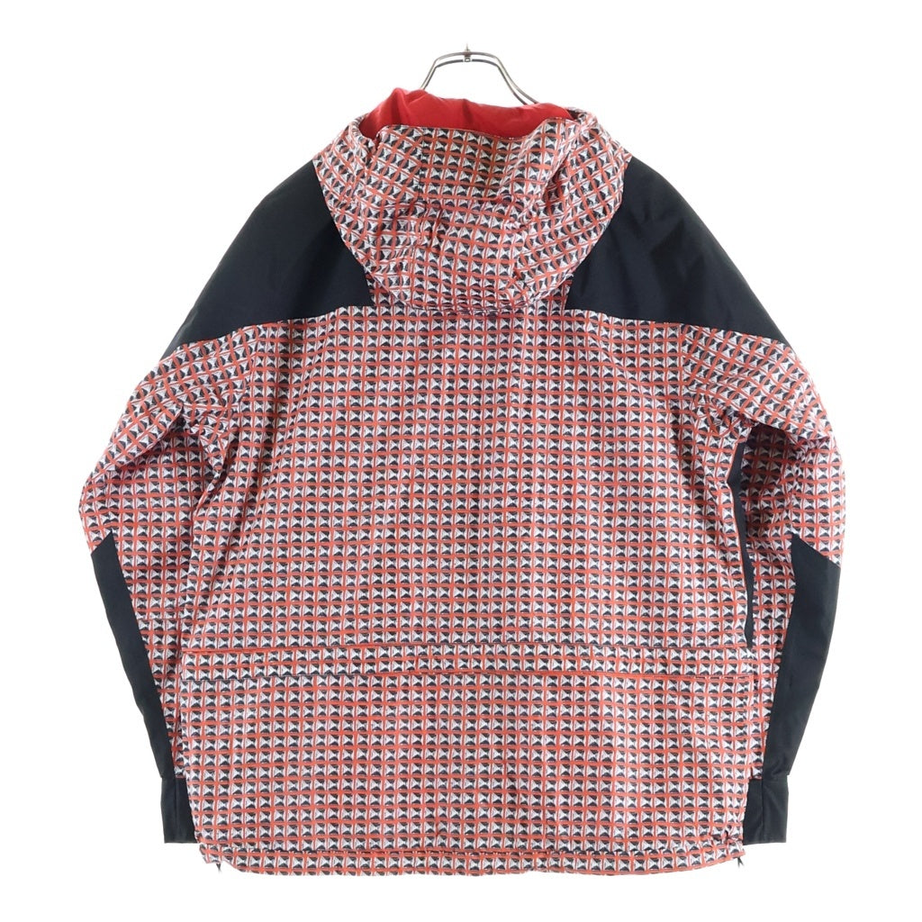 SUPREME(シュプリーム) 21SS ×THE NORTH FACE Studded Mountain Light Jacket ザノースフェイス スタッズ マウンテン ジップアップフーデッドナイロンジャケット ブラック/レッド NP12103I