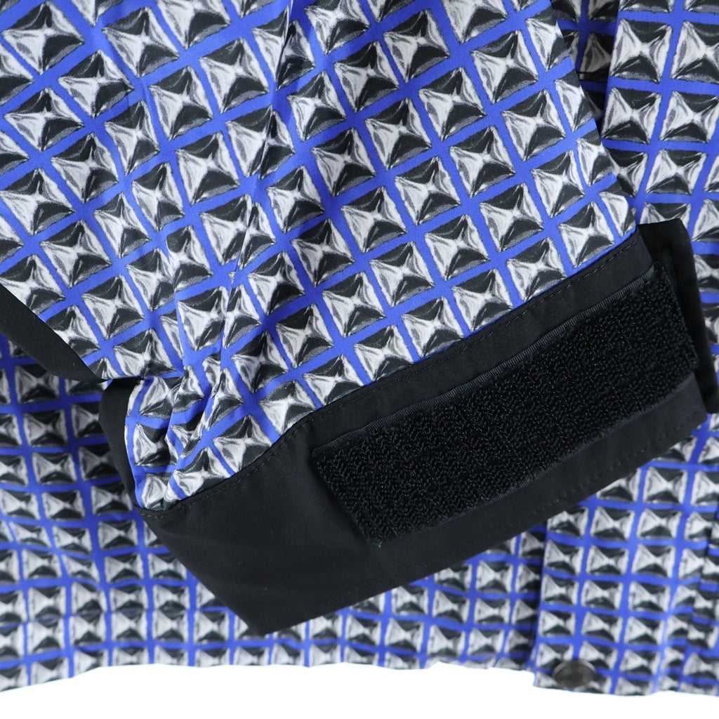SUPREME(シュプリーム) 21SS ×THE NORTH FACE Studded Mountain Light Jacket ザノースフェイス スタッズ マウンテン ジップアップフーデッドナイロンジャケット ブラック/ブルー NP12103I