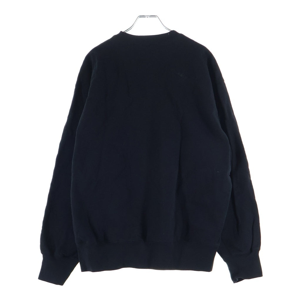 SUPREME(シュプリーム) 21AW ×WTAPS Crewneck Sweatshirt ダブルタップス ロゴプリント プルオーバークルーネックスウェットパーカー ブラック