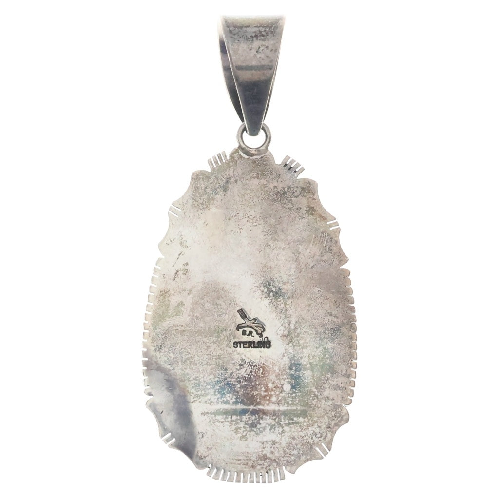 INDIAN JEWELRY(インディアンジュエリー) BENNIE RATION NAVAJO ベニーレーション ナバホ族 ターコイズ インディアンジュエリー ペンダントトップ シルバー