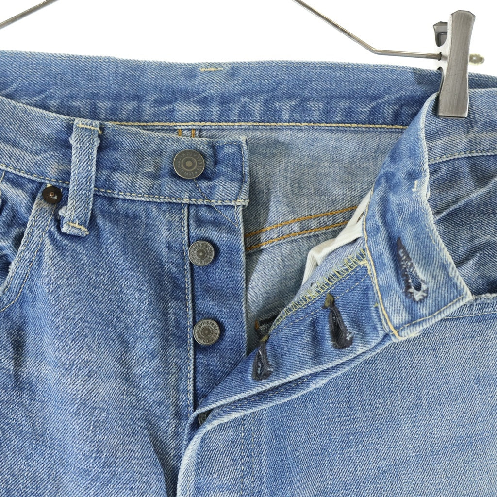 Levi's(リーバイス) ×FRAGMENT DESIGN 501XX フラグメントデザイン 藤原ヒロシ 501本限定 ペイント加工 ヴィンテージ デニムパンツ インディゴ 55501-0068