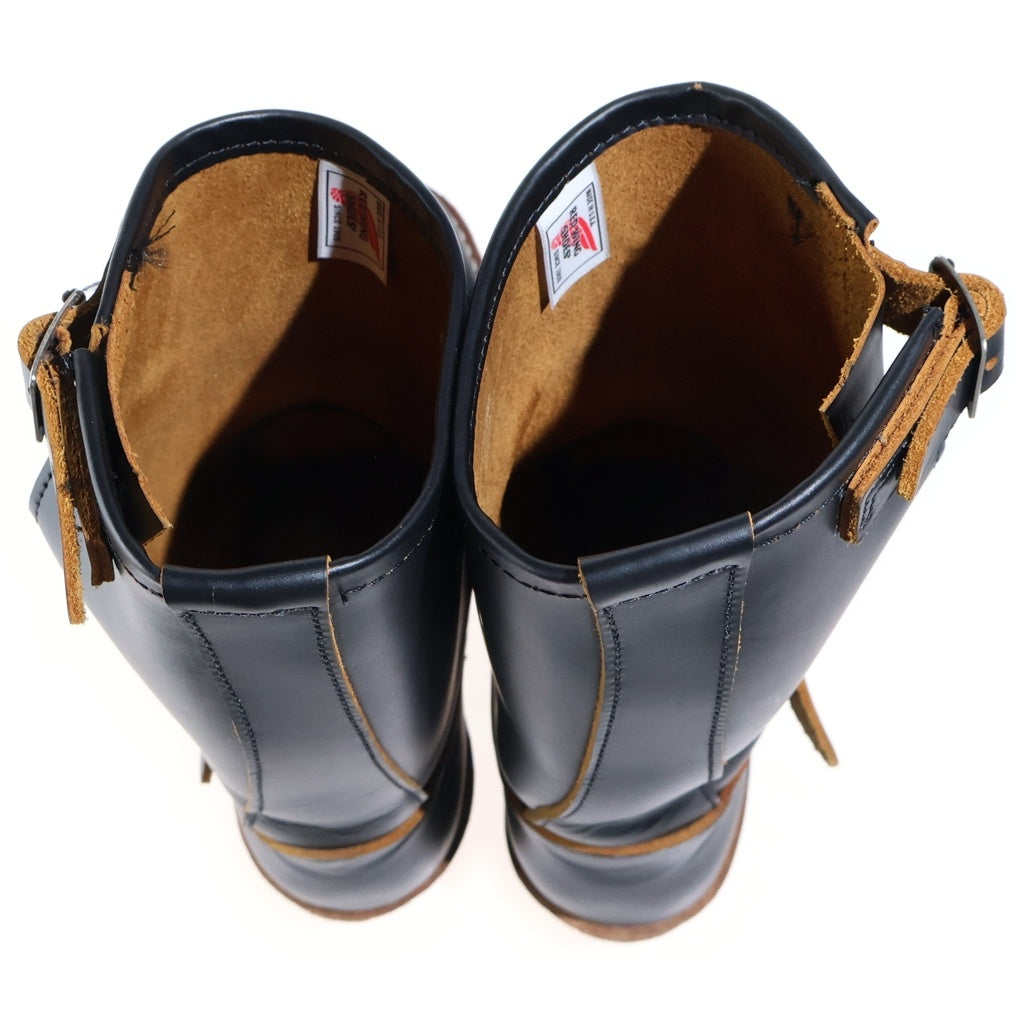 RED WING(レッド ウイング) 11-INCH ENGINEER BOOTS STOVEPIPE USA製 ストーブパイプ 茶芯 11インチ エンジニアブーツ ブラック 2966