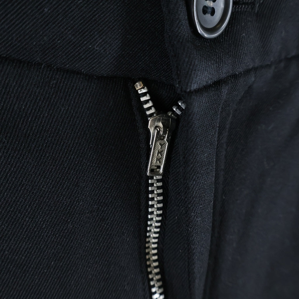 BLACK COMME des GARCONS(ブラックコムデギャルソン) 11SS AD2010 ジップフライ ショート サルエルパンツ ブラック 1G-P210