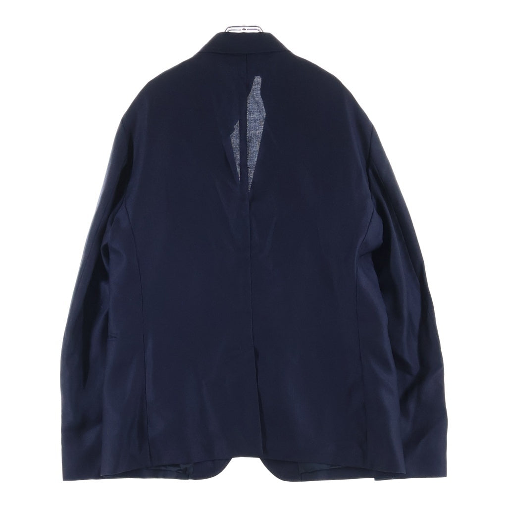 RAF SIMONS(ラフシモンズ) 15SS 2B ウール シングル テーラードジャケット ネイビー 151-504