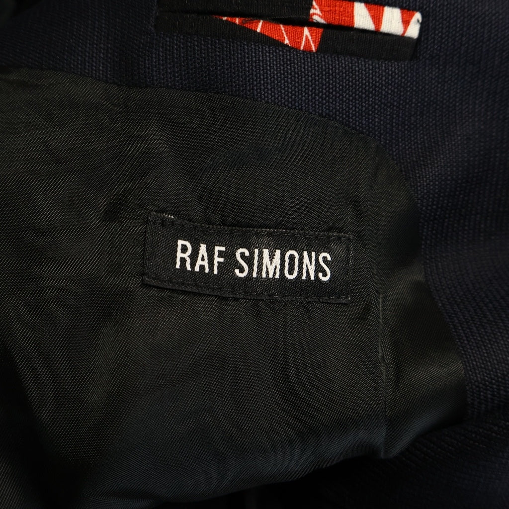 RAF SIMONS(ラフシモンズ) 15SS 2B ウール シングル テーラードジャケット ネイビー 151-504