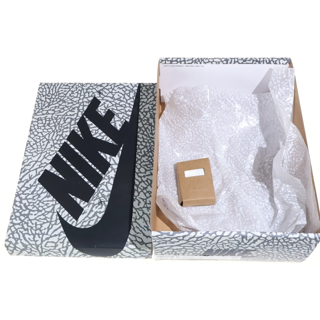 NIKE(ナイキ) AIR JORDAN 1 RETRO HIGH OG WHITE CEMENT ELEPHANT エアジョーダン1 ホワイトセメント ハイカットスニーカー レディース ホワイト/グレー US6.5/24.5cm DZ5485-052
