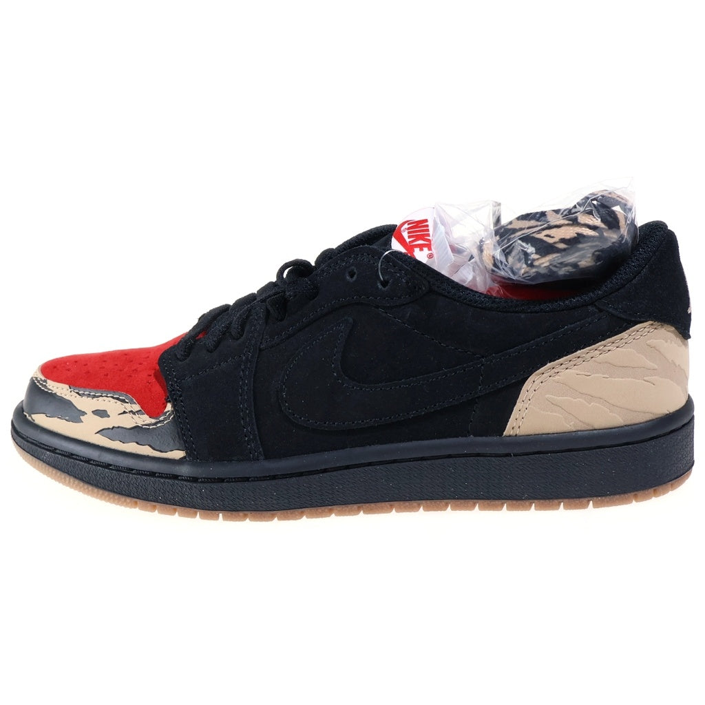 NIKE(ナイキ) ×SOLE FLY AIR JORDAN 1 LOW OG SP ソールフライ エアジョーダン1 ローカットスニーカー レディース ブラック/レッド US6.5/24.5cm DN3400-001