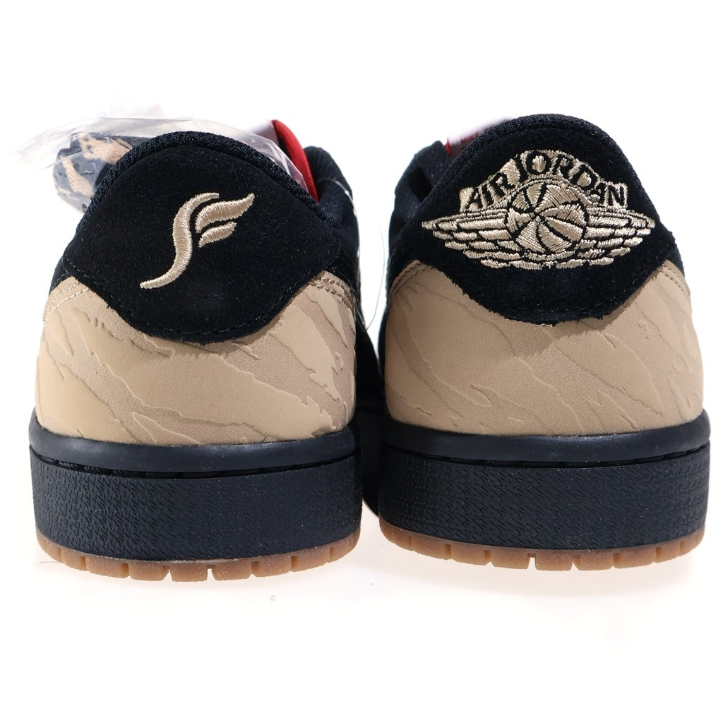 NIKE(ナイキ) ×SOLE FLY AIR JORDAN 1 LOW OG SP ソールフライ エアジョーダン1 ローカットスニーカー レディース ブラック/レッド US6.5/24.5cm DN3400-001