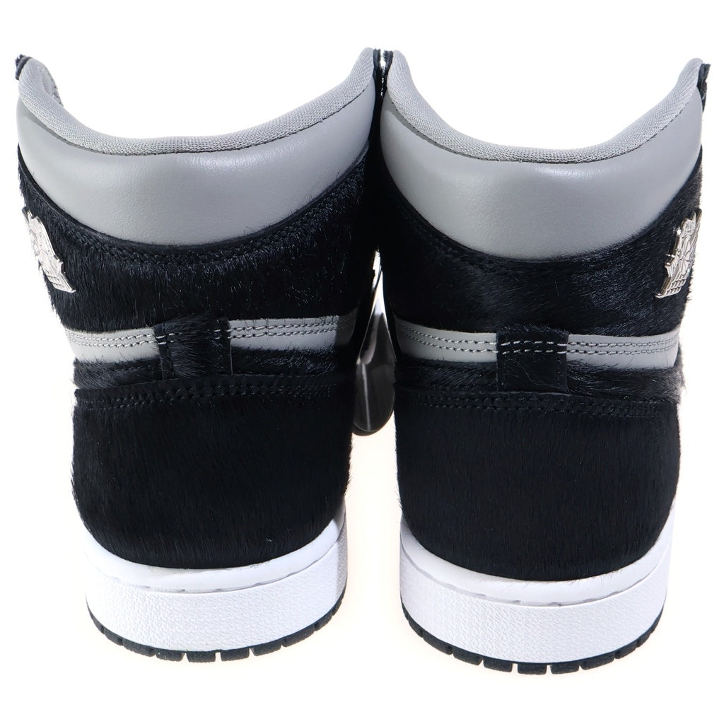 NIKE(ナイキ) WMNS AIR JORDAN1 RETRO HIGH OG ウィメンズ エアジョーダン1 レトロ ハイカットスニーカー グレー/ブラック レディース US8/25cm DZ2523-001