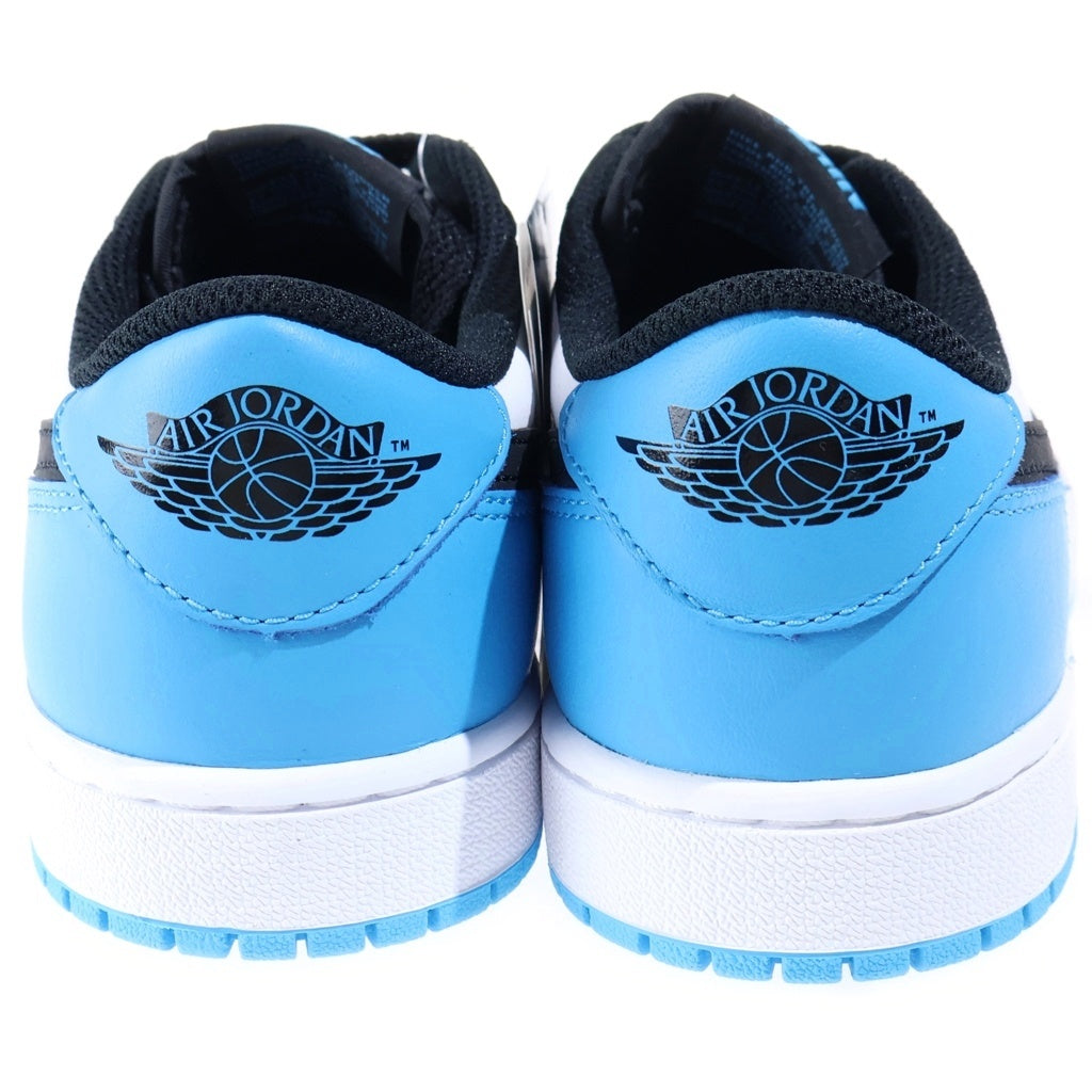 NIKE(ナイキ) AIR JORDAN 1 RETRO LOW OG UNC エアジョーダン1 レトロ ローカットスニーカー ブラック/ホワイト/ブルー レディース US6.5/24.5cm CZ0790-104