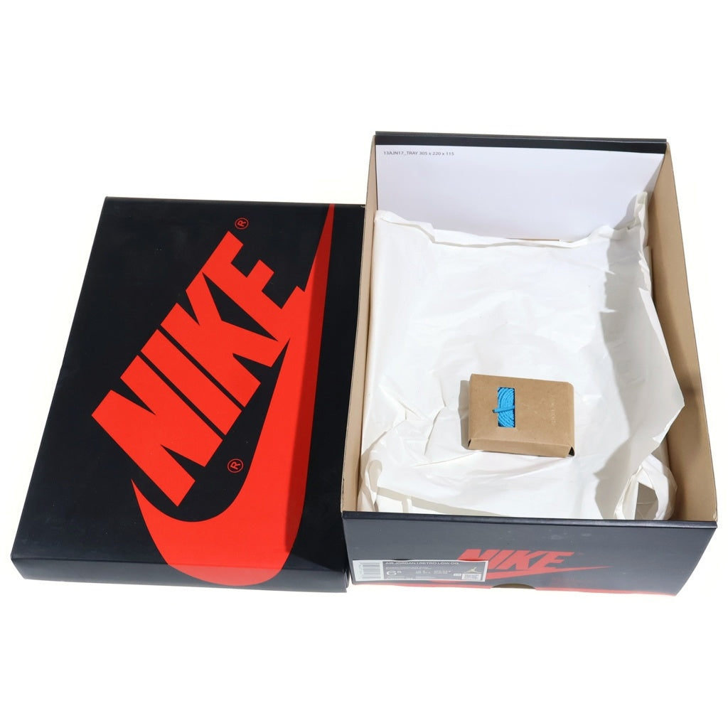 NIKE(ナイキ) AIR JORDAN 1 RETRO LOW OG UNC エアジョーダン1 レトロ ローカットスニーカー ブラック/ホワイト/ブルー レディース US6.5/24.5cm CZ0790-104