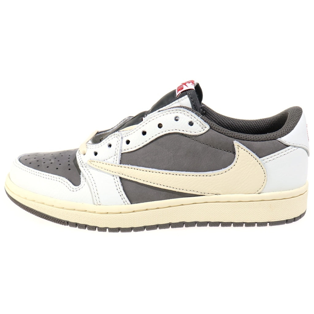 NIKE(ナイキ) ×TRAVIS SCOTT AIR JORDAN 1 LOW REVERSE MOCHA トラヴィススコット エアジョーダン1 リバースモカ ローカットスニーカー レディース US6.5/24.5cm DM7866-162