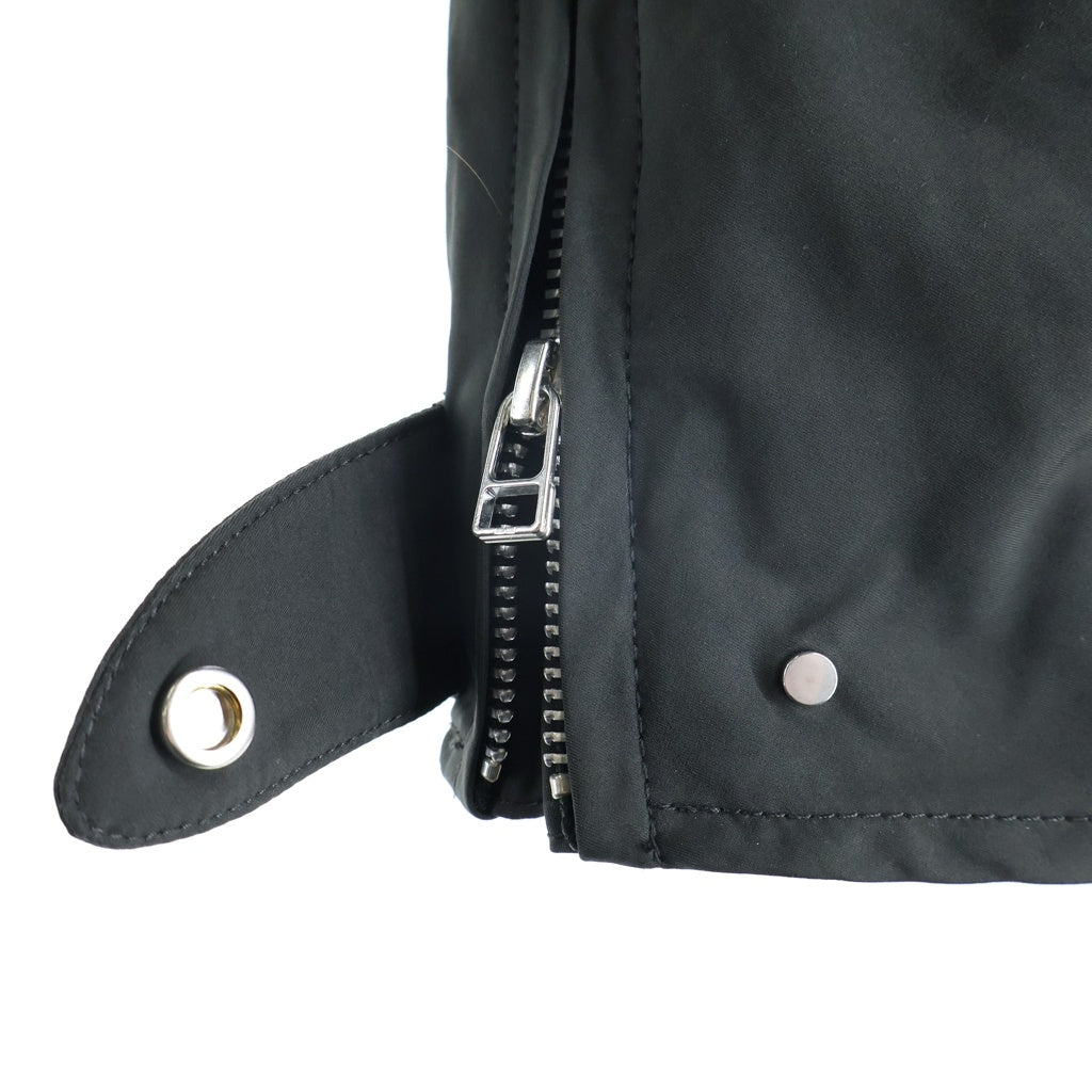 NVRFRGT(ネバーフォーゲット) 25AW PADDED MOTORCYCLE JACKET パデッド モーターサイクルジャケット ブラック NF252J05