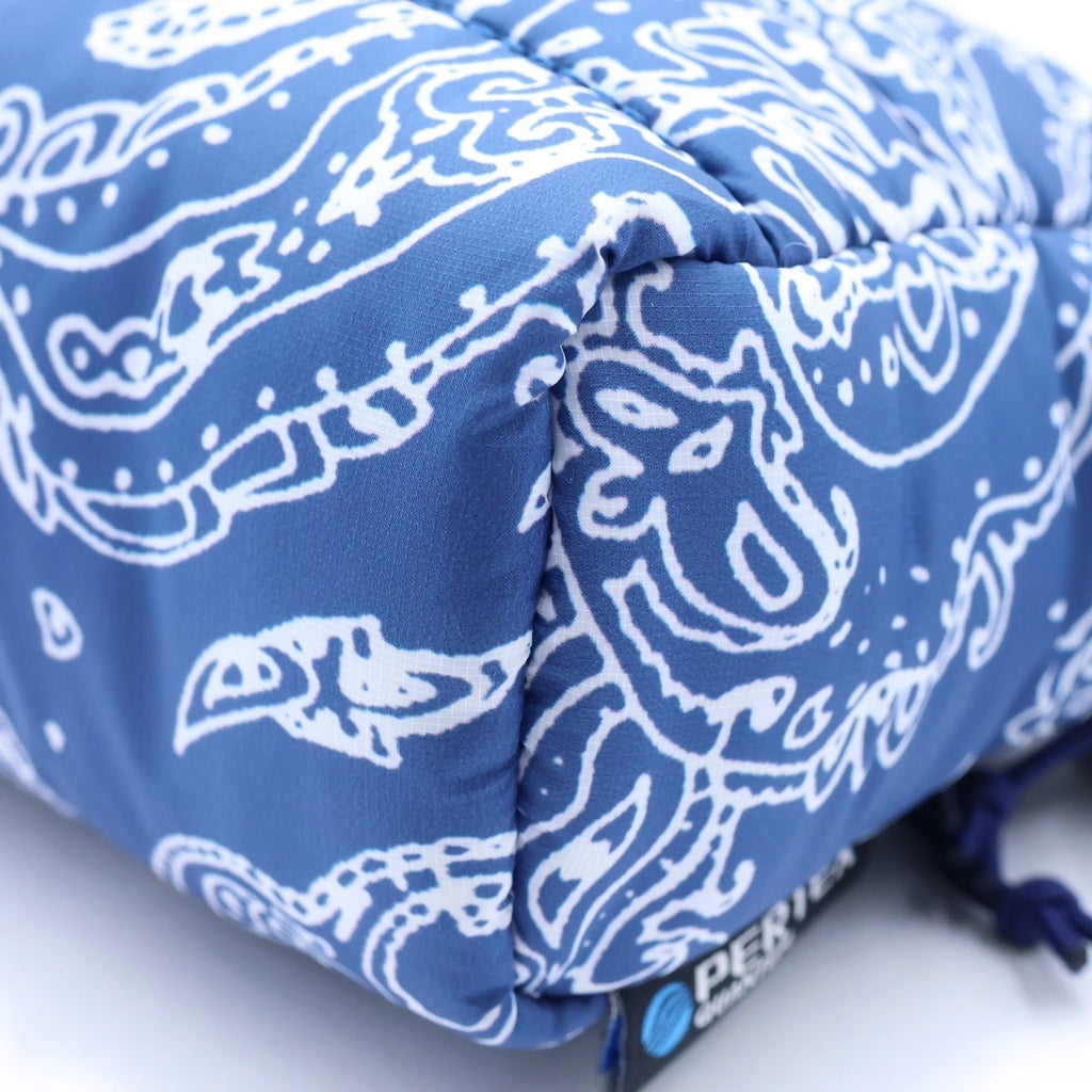 SUPREME(シュプリーム) 22AW Puffer Side Bag Paisley ペイズリー パファー サイド ショルダーポーチ ブルー レディース