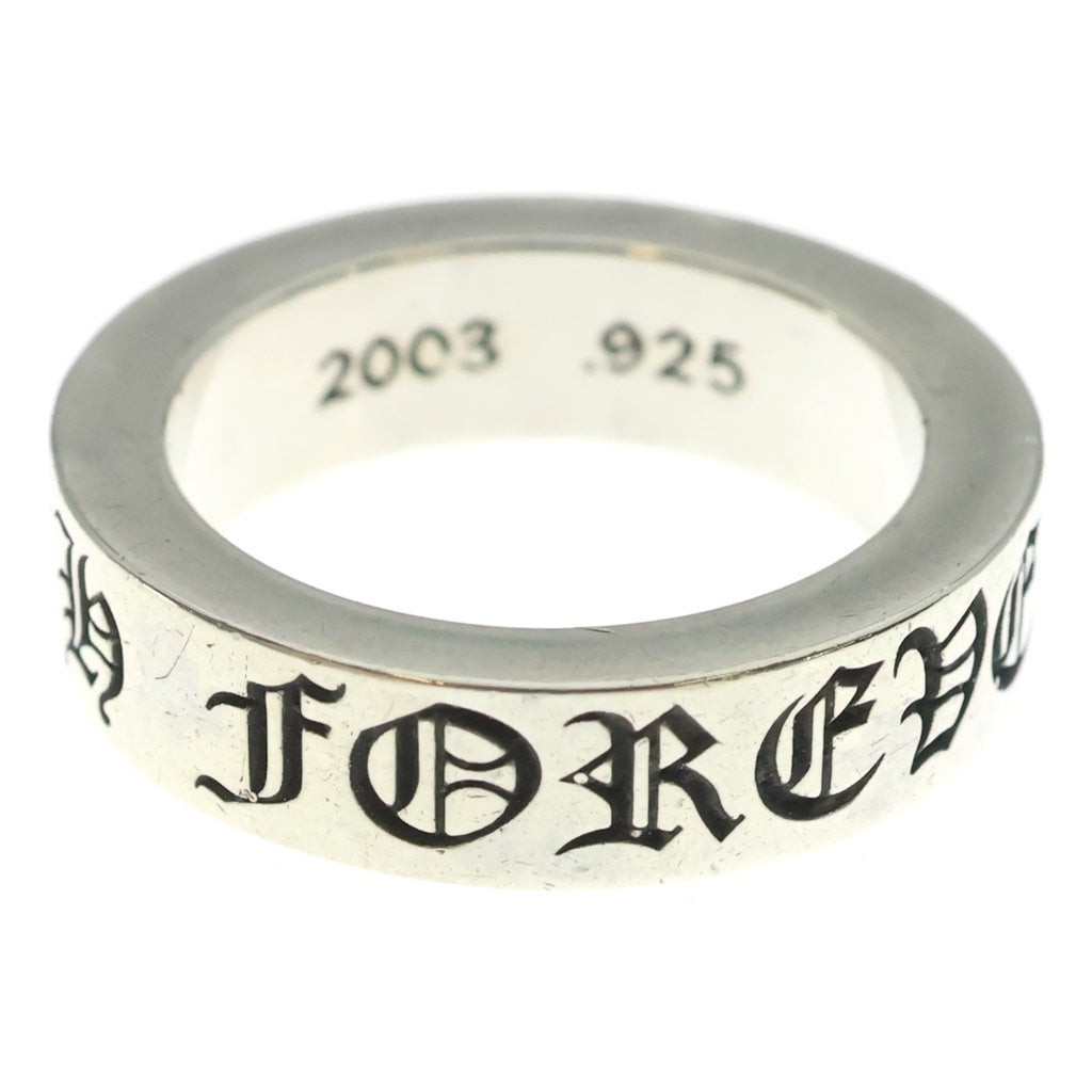 CHROME HEARTS(クロムハーツ) 6mm SPACER FOREVER 6mmスペーサーリング フォーエバーシルバーBCA337