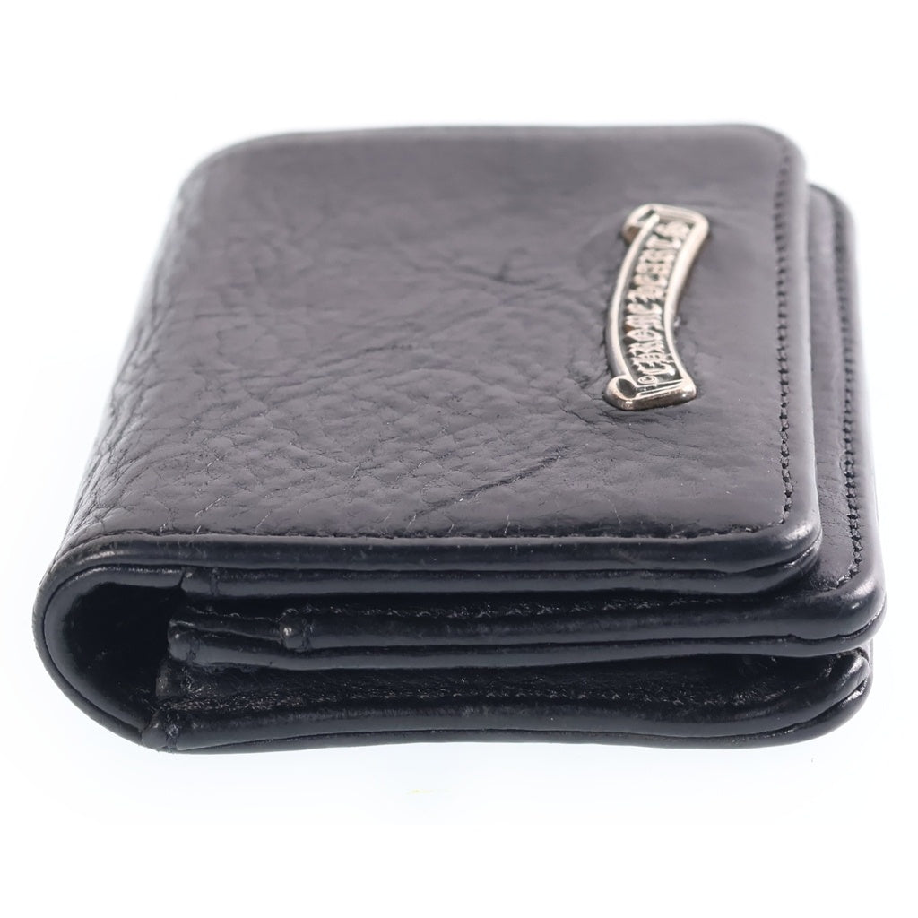 CHROME HEARTS(クロムハーツ) CRD CSE3PKTWDV1 アーチロゴプレート 3ポケット レザーカードケース ブラック