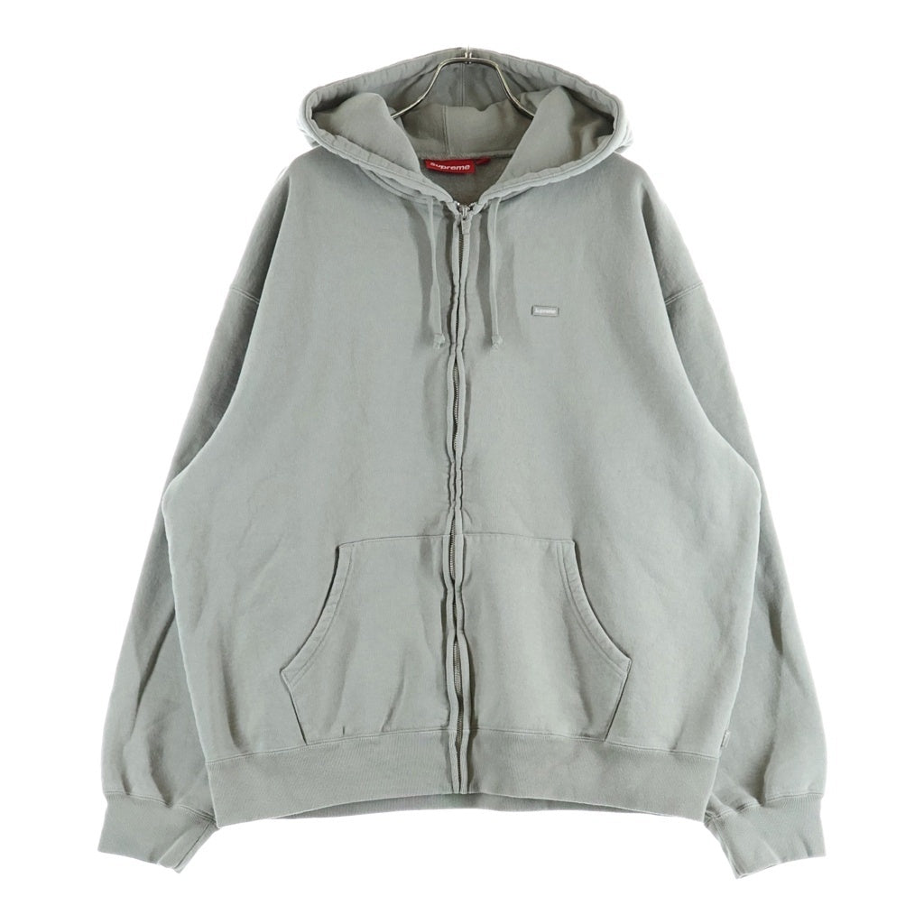 SUPREME(シュプリーム) 26AW Small Box Zip Up Hooded Sweatshirt スモールボックスロゴ ジップアップフーデッドスウェットシャツ パーカー グレー