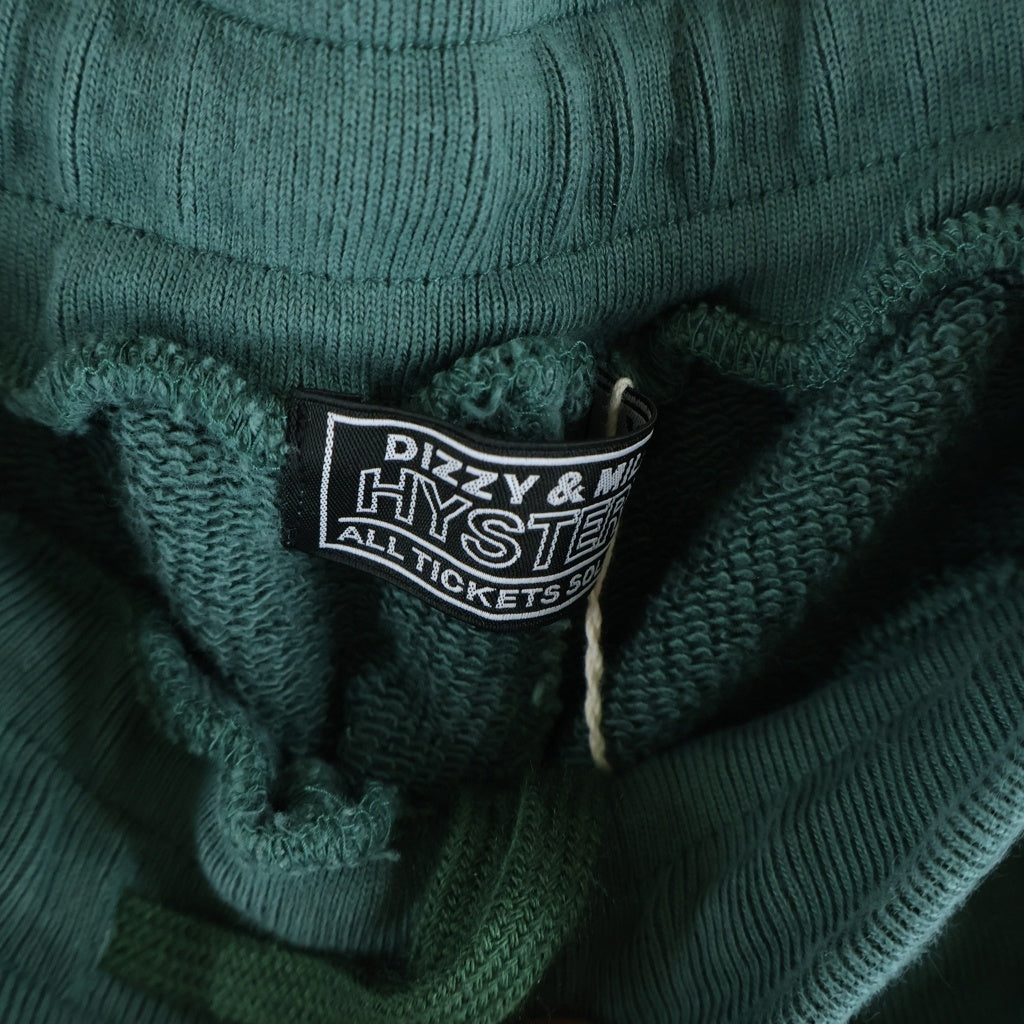 HYSTERIC GLAMOUR(ヒステリックグラマー) 25AW HYS LOGO ヒスロゴプリント ドローストリング スウェットパンツ グリーン 02253CP06