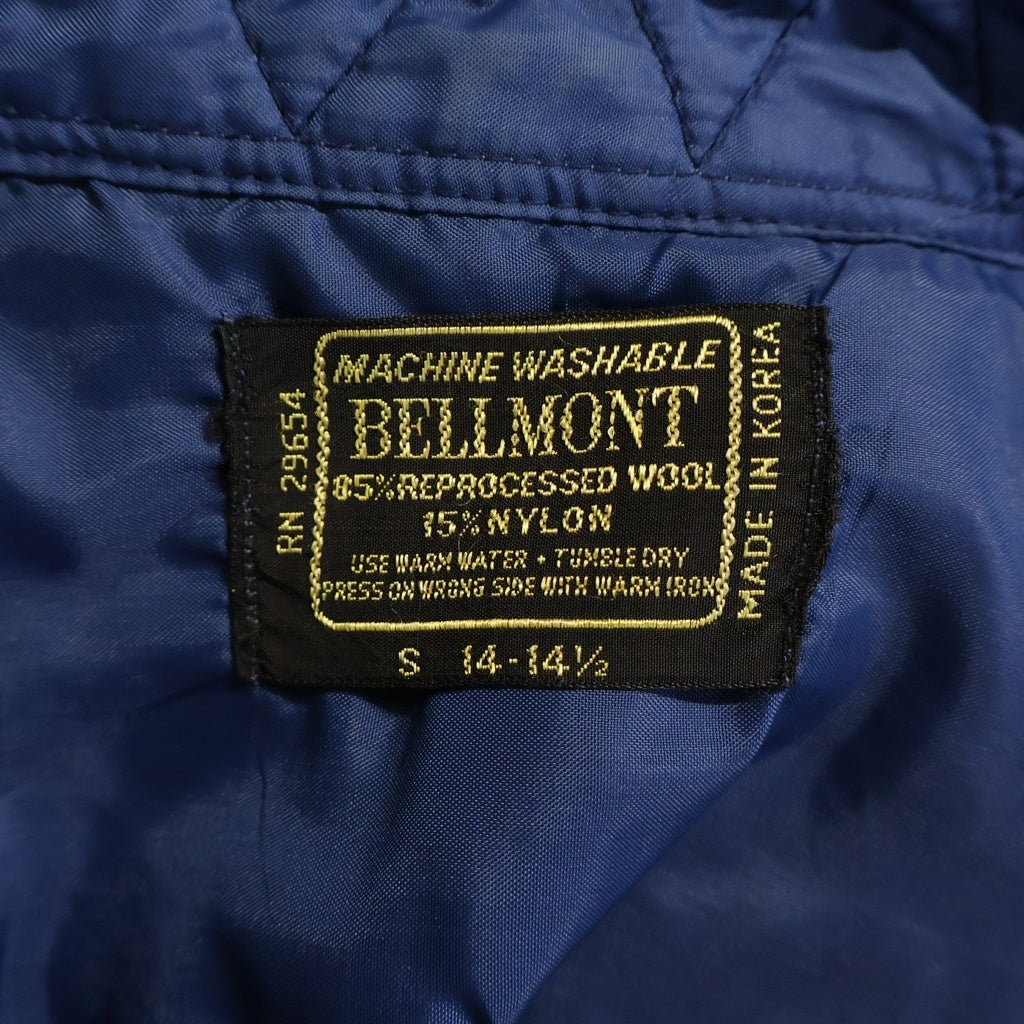 VINTAGE(ヴィンテージ) 70S VINTAGE BELLMONT L/S BOARD SHIRT ヴィンテージ ベルモント チェック柄 長袖ボードシャツ ウールシャツ グリーン/ブルー