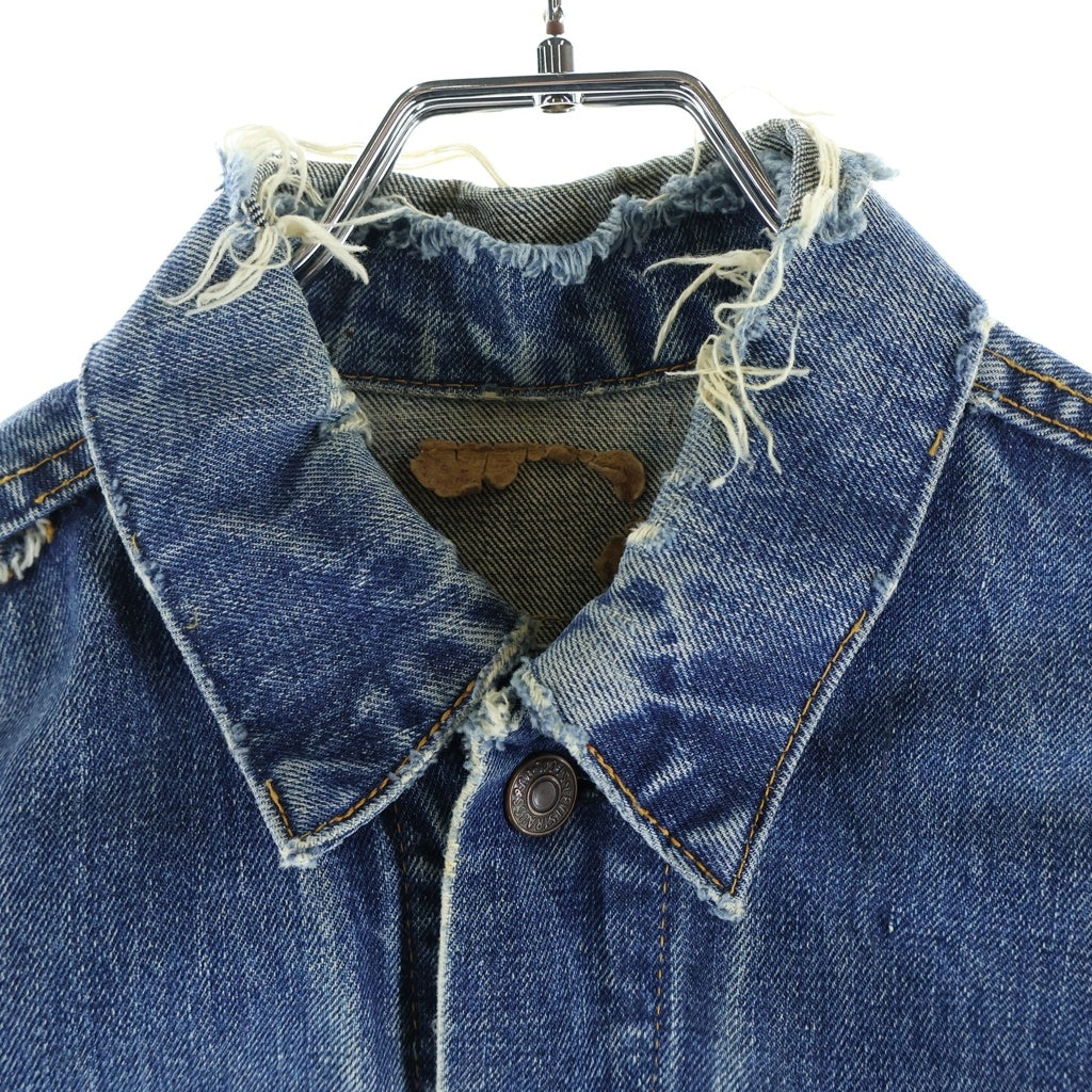 Levi's(リーバイス) 70S VINTAGE 70505 4th ヴィンテージ フォース ボタン裏525 均等V 両面BIG E デニムトラッカージャケット インディゴ
