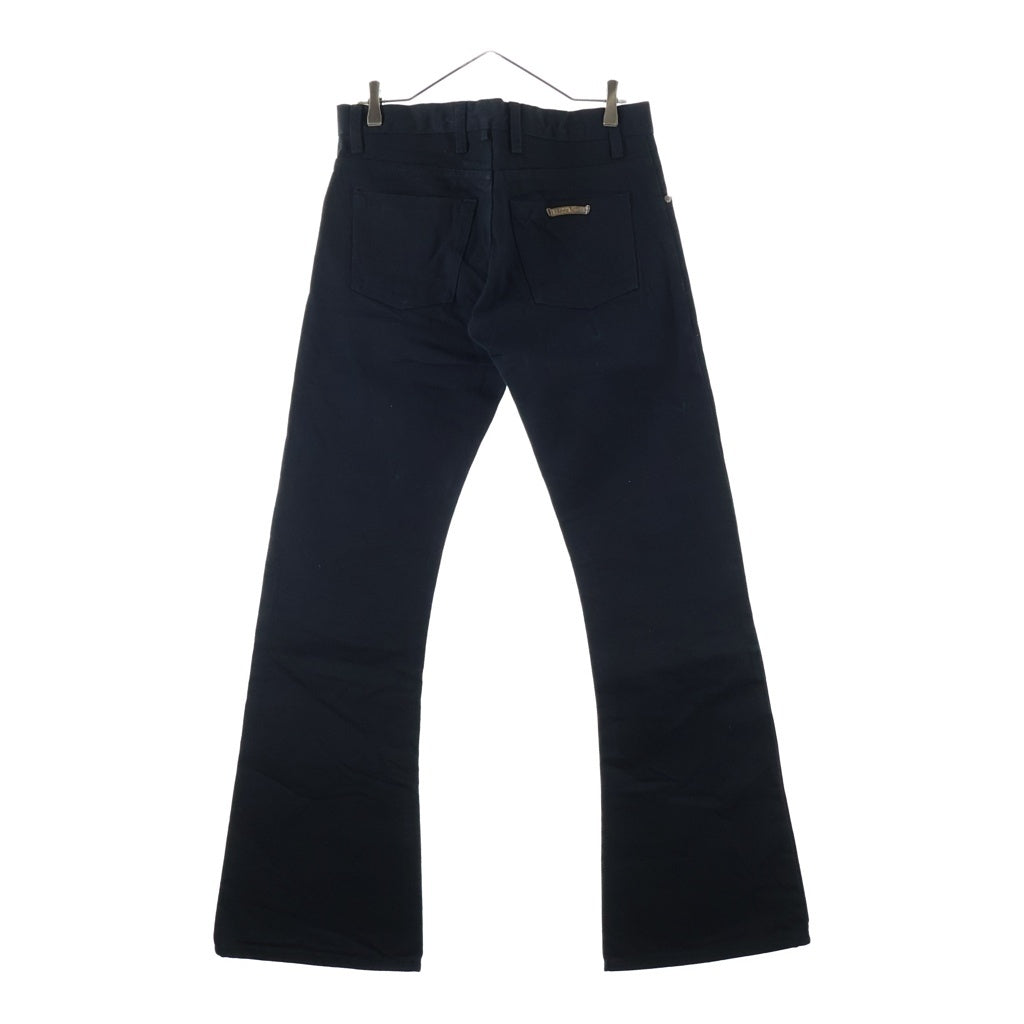 CHROME HEARTS(クロムハーツ) FLARE DNM PANTS CRS BTN クロスボタン フレアデニムパンツ ブラック