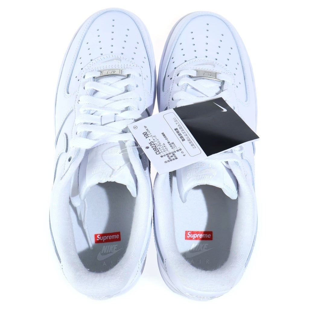 NIKE(ナイキ) ×SUPREME AIR FORCE 1 LOW シュプリーム エアフォース ローカットスニーカー ホワイト US8/26cm CU9225-100