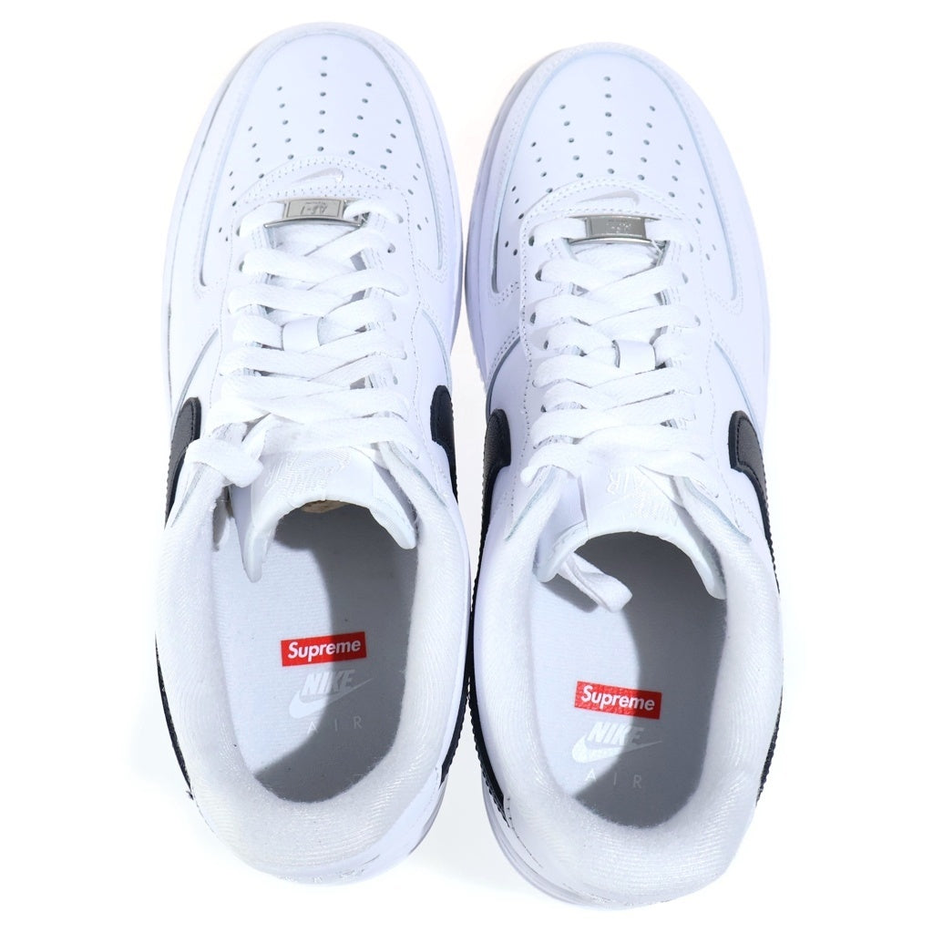 NIKE(ナイキ) ×SUPREME AIR FORCE 1 LOW シュプリーム エアフォース ローカットスニーカー ホワイト/ブラック US8/26cm CU9225-102