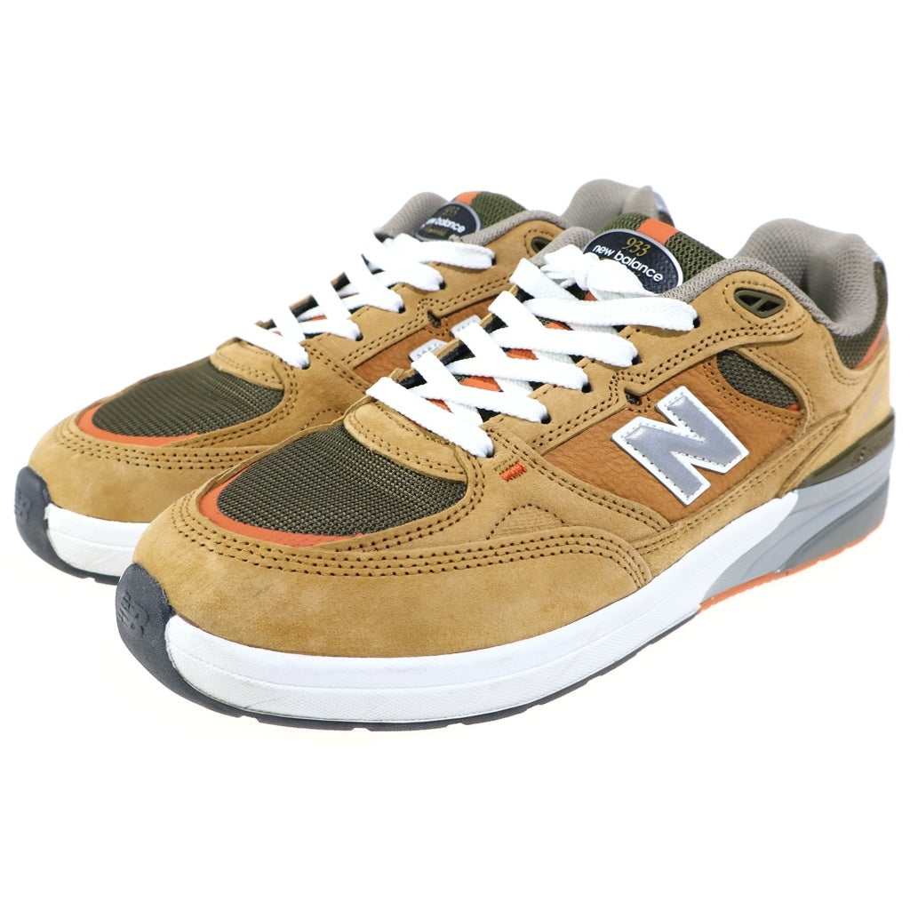 New Balance(ニューバランス) ×ANDREW REYNOLDS アンドリューレイノルズ スウェード ローカットスニーカー ブラウン US9.5/27.5cm NM933MNO