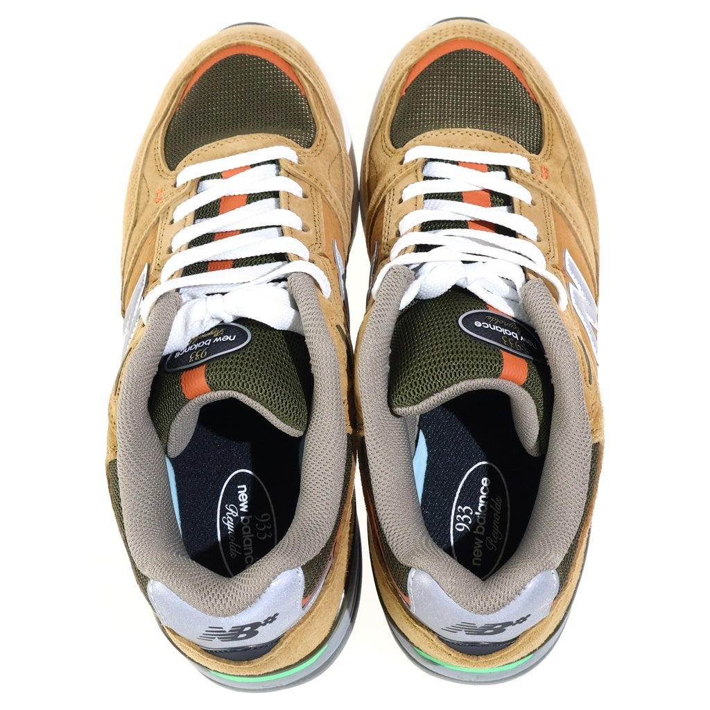 New Balance(ニューバランス) ×ANDREW REYNOLDS アンドリューレイノルズ スウェード ローカットスニーカー ブラウン US9.5/27.5cm NM933MNO